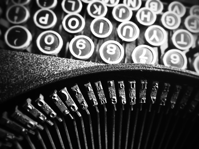 4. Doporučení pro použití písma psacího stroje bez nadměrného přehánění