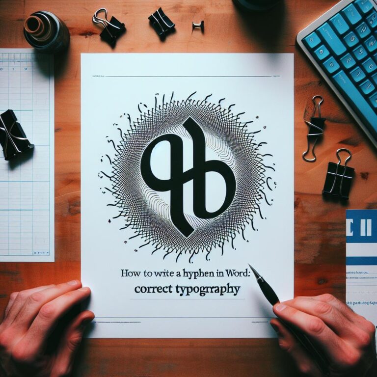 Jak se píše pomlčka ve Wordu: Správná typografie